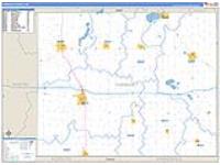 Faribault, Mn Carrier Route Wall Map