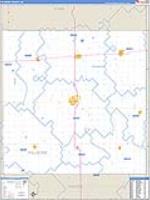 Fillmore, Ne Carrier Route Wall Map
