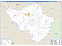 Fleming, Ky Carrier Route Wall Map