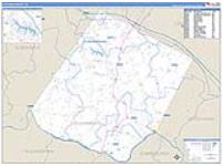 Fluvanna, Va Carrier Route Wall Map
