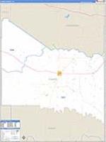 Foard, Tx Carrier Route Wall Map