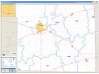 Ford, Ks Carrier Route Wall Map
