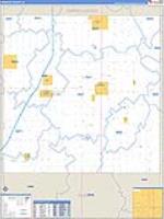 Franklin, Ia Carrier Route Wall Map