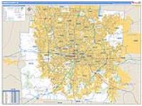 Franklin, Oh Carrier Route Wall Map