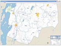 Franklin, Vt Carrier Route Wall Map