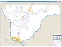 Franklin, Wa Carrier Route Wall Map