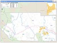 Fremont, Co Carrier Route Wall Map