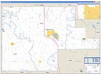 Fulton, In Carrier Route Wall Map