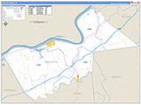 Gallatin, Ky Carrier Route Wall Map