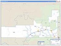 Garfield, Co Carrier Route Wall Map