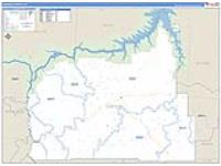 Garfield, Mt Carrier Route Wall Map