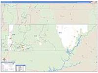 Garfield, Ut Carrier Route Wall Map