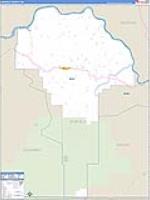 Garfield, Wa Carrier Route Wall Map