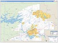 Garland, Ar Carrier Route Wall Map