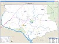 Gates, Nc Carrier Route Wall Map