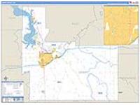Geary, Ks Carrier Route Wall Map