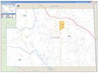 George, Ms Carrier Route Wall Map