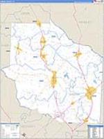 Gibson, Tn Carrier Route Wall Map