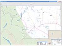 Glacier, Mt Carrier Route Wall Map