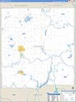Gladwin, Mi Carrier Route Wall Map