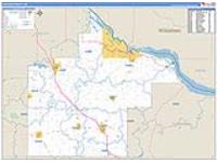 Goodhue, Mn Carrier Route Wall Map