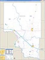 Gooding, Id Carrier Route Wall Map