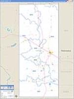 Goshen, Wy Carrier Route Wall Map