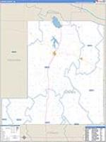 Gosper, Ne Carrier Route Wall Map