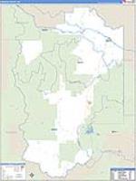 Granite, Mt Carrier Route Wall Map