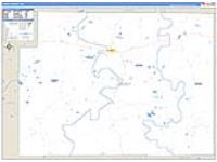 Grant, Ne Carrier Route Wall Map