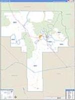 Grant, Nm Carrier Route Wall Map