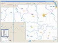Grant, Sd Carrier Route Wall Map