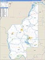 Grant, Wa Carrier Route Wall Map