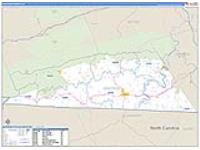 Grayson, Va Carrier Route Wall Map