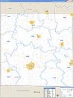 Green, Wi Carrier Route Wall Map