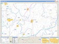 Greene, In Carrier Route Wall Map