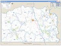 Greene, Pa Carrier Route Wall Map