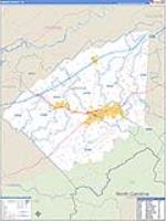 Greene, Tn Carrier Route Wall Map