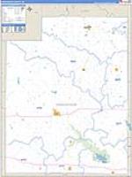Greenwood, Ks Carrier Route Wall Map