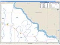 Gregory, Sd Carrier Route Wall Map