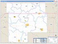 Grundy, Ia Carrier Route Wall Map