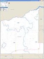 Haakon, Sd Carrier Route Wall Map