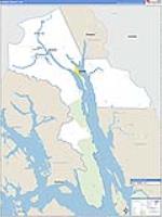 Haines Borough (), Ak Carrier Route Wall Map