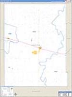 Hamilton, Ks Carrier Route Wall Map