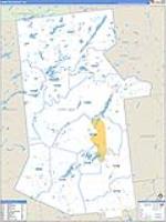 Hamilton, Ny Carrier Route Wall Map