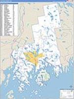Hancock, Me Carrier Route Wall Map