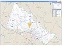 Hanover, Va Carrier Route Wall Map