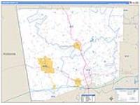Haralson, Ga Carrier Route Wall Map