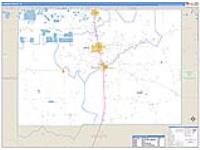 Hardee, Fl Carrier Route Wall Map