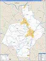Hardin, Ky Carrier Route Wall Map